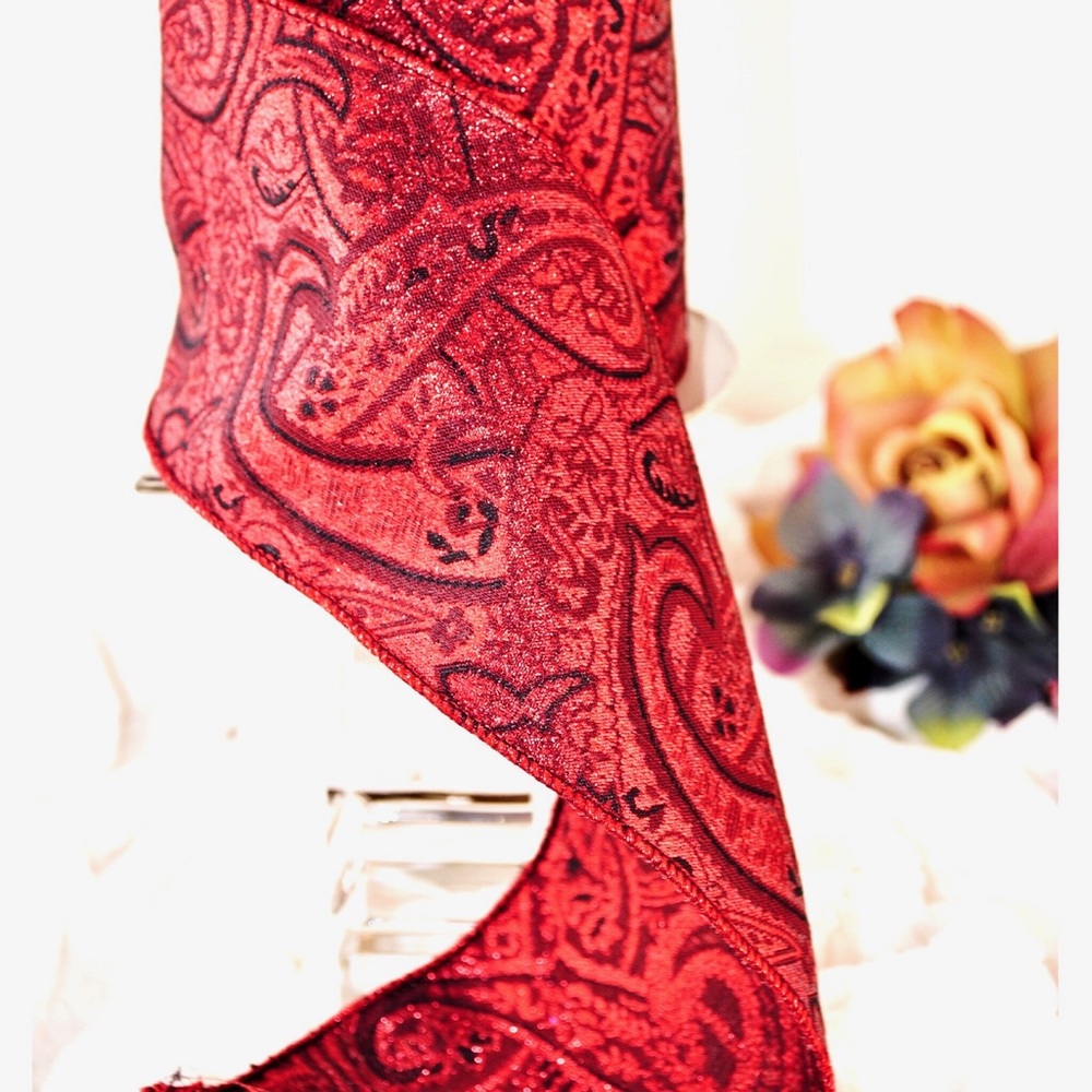 NWT Dark red with black design